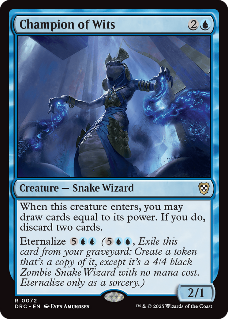 Champion of Wits [Aetherdrift Commander] | The CG Realm