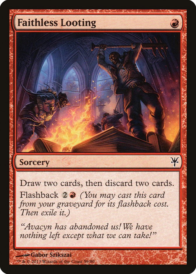Faithless Looting (DDK-059) - Duel Decks: Sorin vs. Tibalt