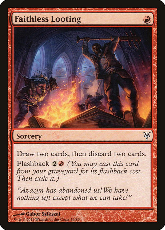 Faithless Looting (DDK-059) - Duel Decks: Sorin vs. Tibalt