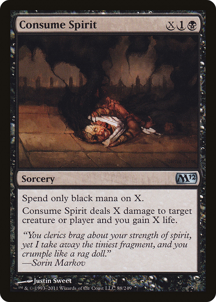 Consume Spirit (M12-088) - Magic 2012