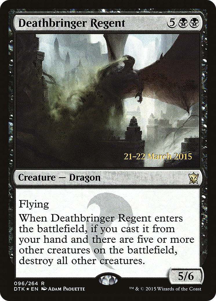 Deathbringer Regent (PRE-096) - Dragons of Tarkir Promos Foil