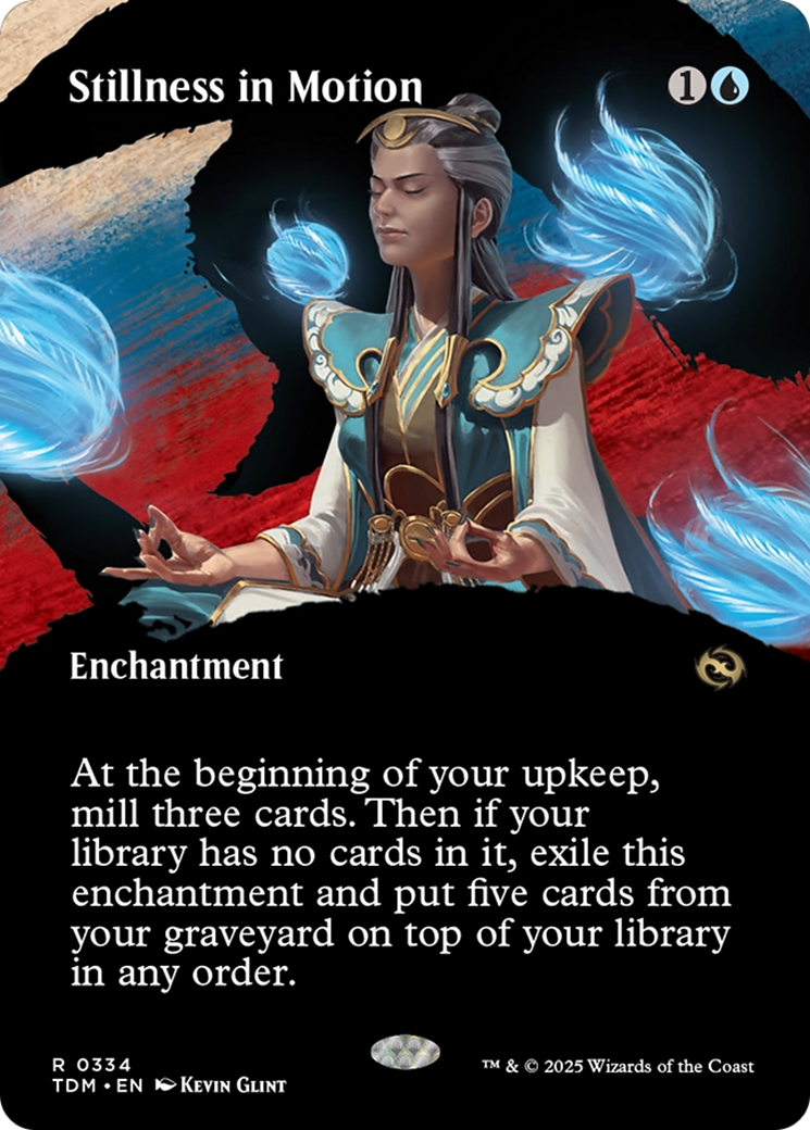 Stillness in Motion (Borderless) [Tarkir: Dragonstorm] | The CG Realm