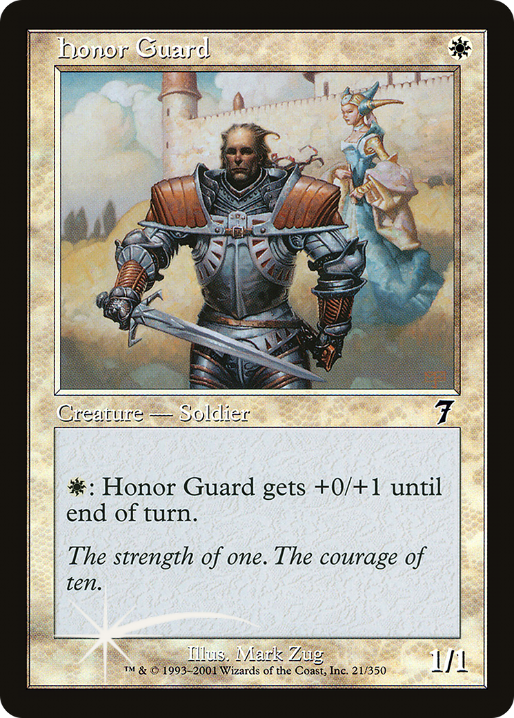 Honor Guard (7ED-021) - 7th Edition