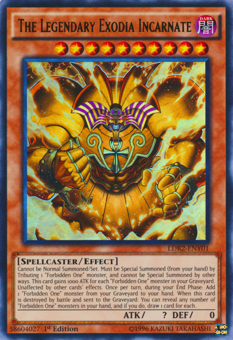 The Legendary Exodia Incarnate [LDK2-ENY01] Ultra Rare | The CG Realm