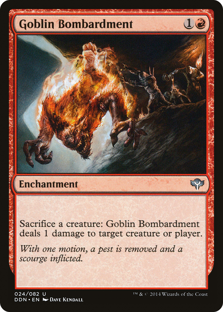 Goblin Bombardment (DDN-024) - Duel Decks: Speed vs. Cunning