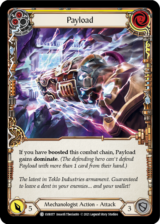 Payload (Yellow) [EVR077] (Everfest)  1st Edition Rainbow Foil | The CG Realm