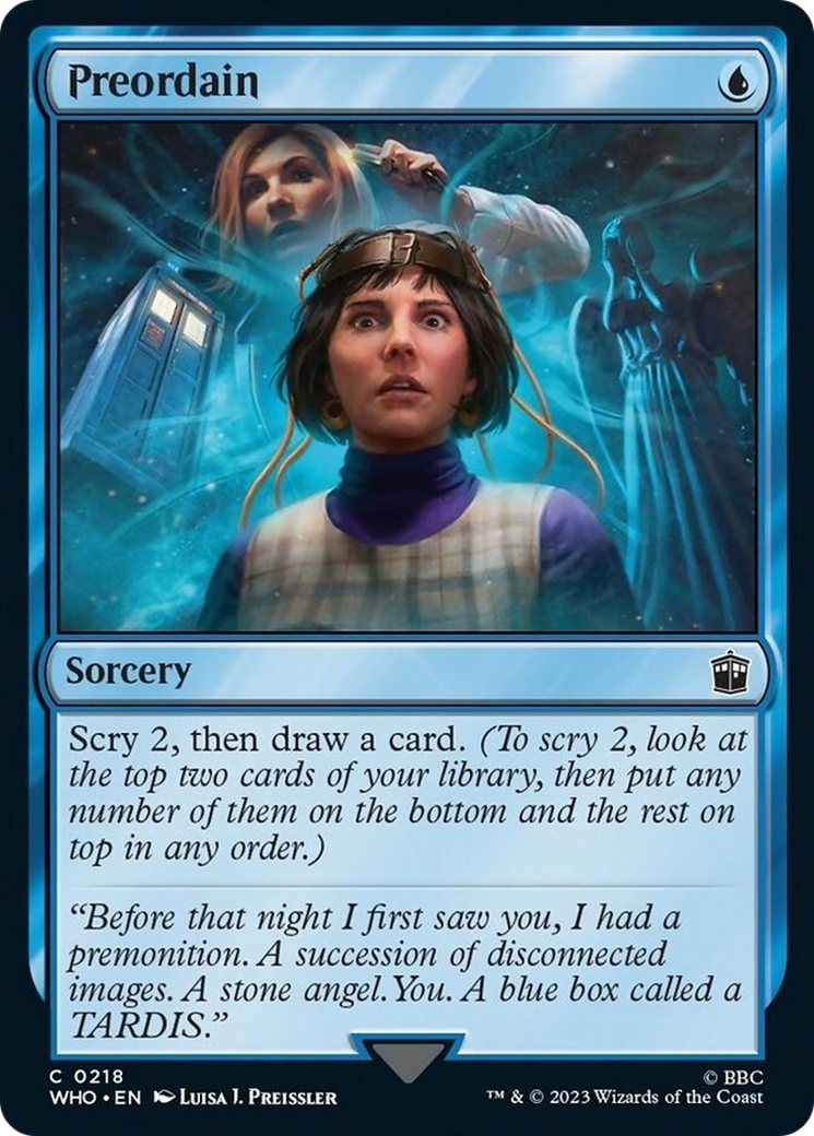 Preordain [Doctor Who] | The CG Realm