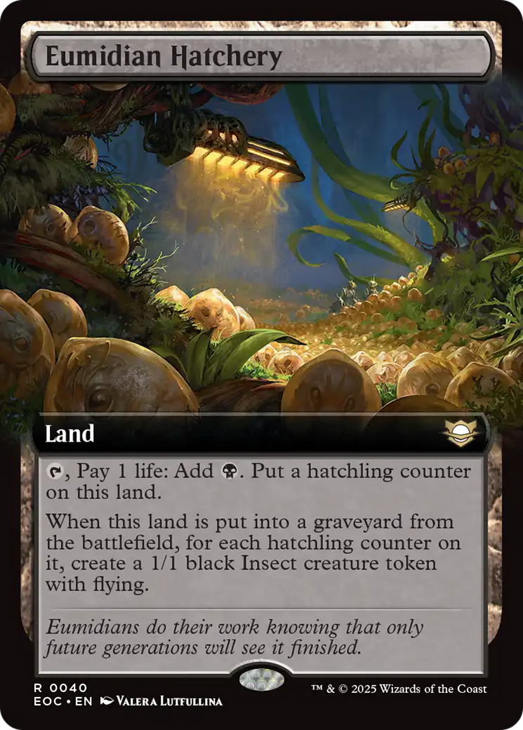 Eumidian Hatchery (Extended Art) [Edge of Eternities Commander] | The CG Realm