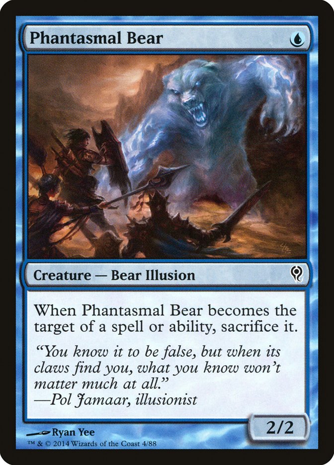 Phantasmal Bear [Duel Decks: Jace vs. Vraska] | The CG Realm