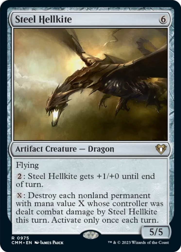 Steel Hellkite [Commander Masters] | The CG Realm
