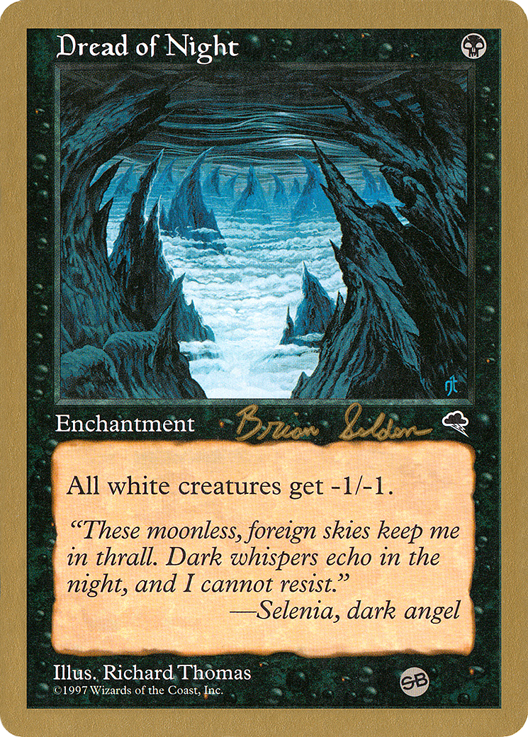 Dread of Night - 1998 Brian Selden (TMP) (SB) (WCD-) - World Championship Decks 1998