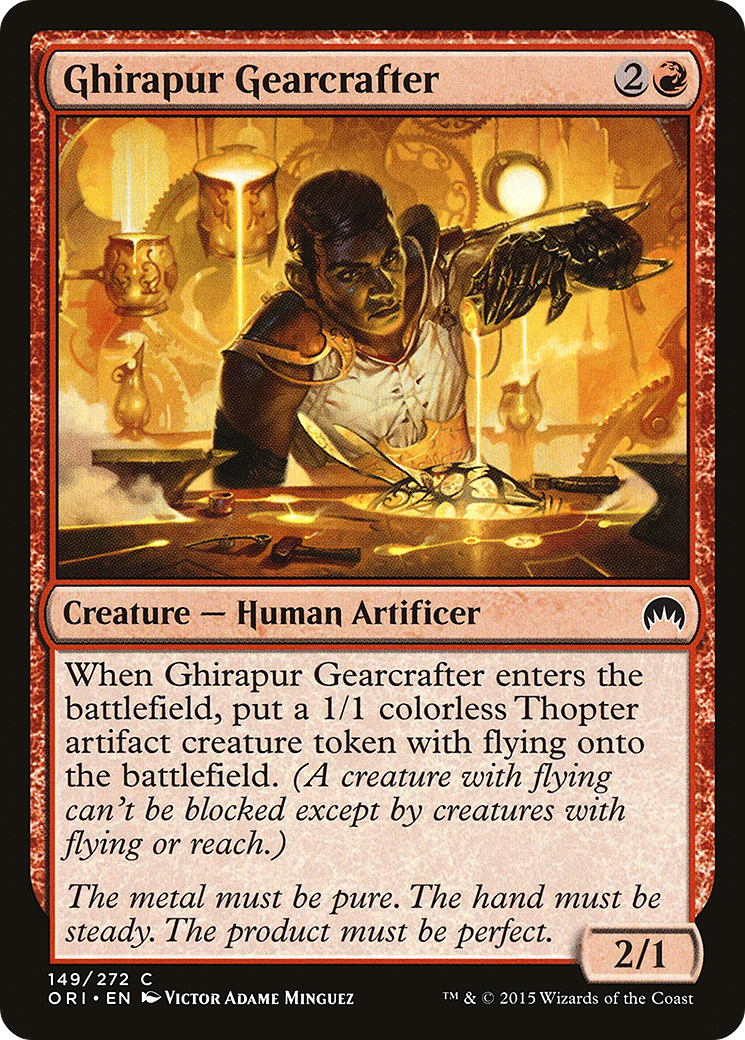 Ghirapur Gearcrafter (ORI-149) - Magic Origins