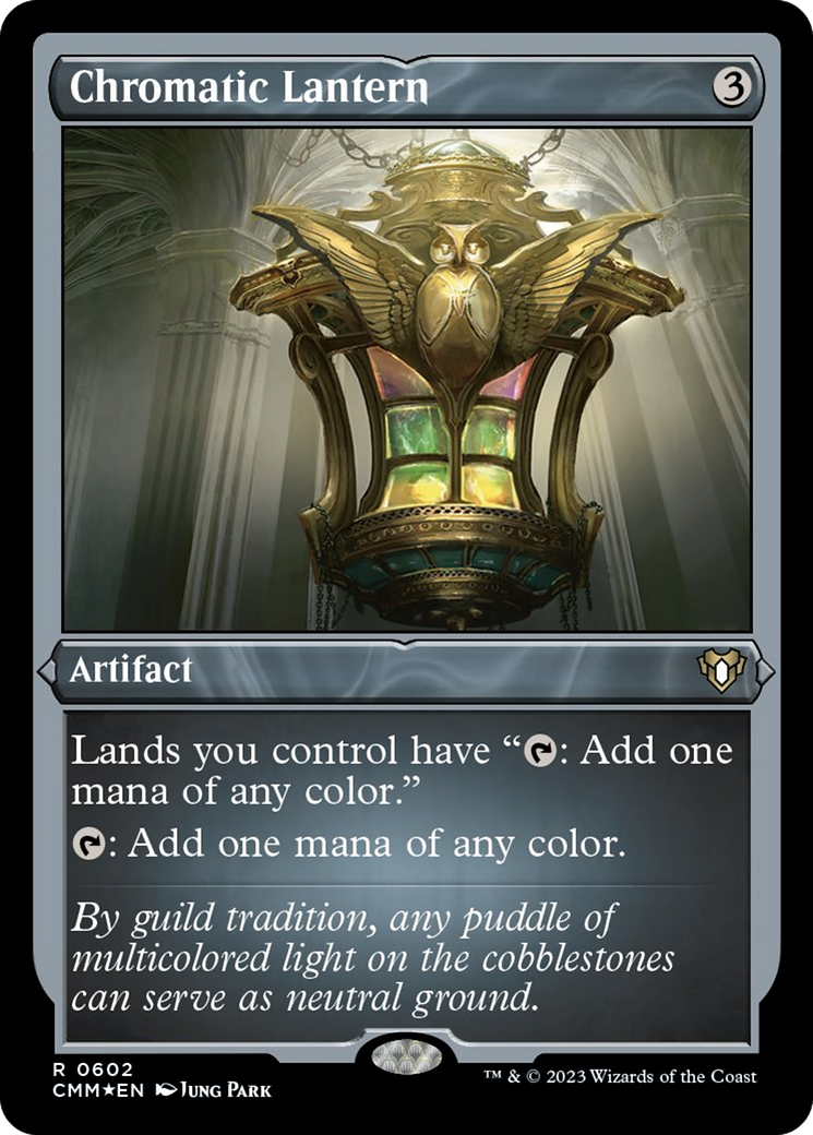 Chromatic Lantern (Foil Etched) [Commander Masters] | The CG Realm