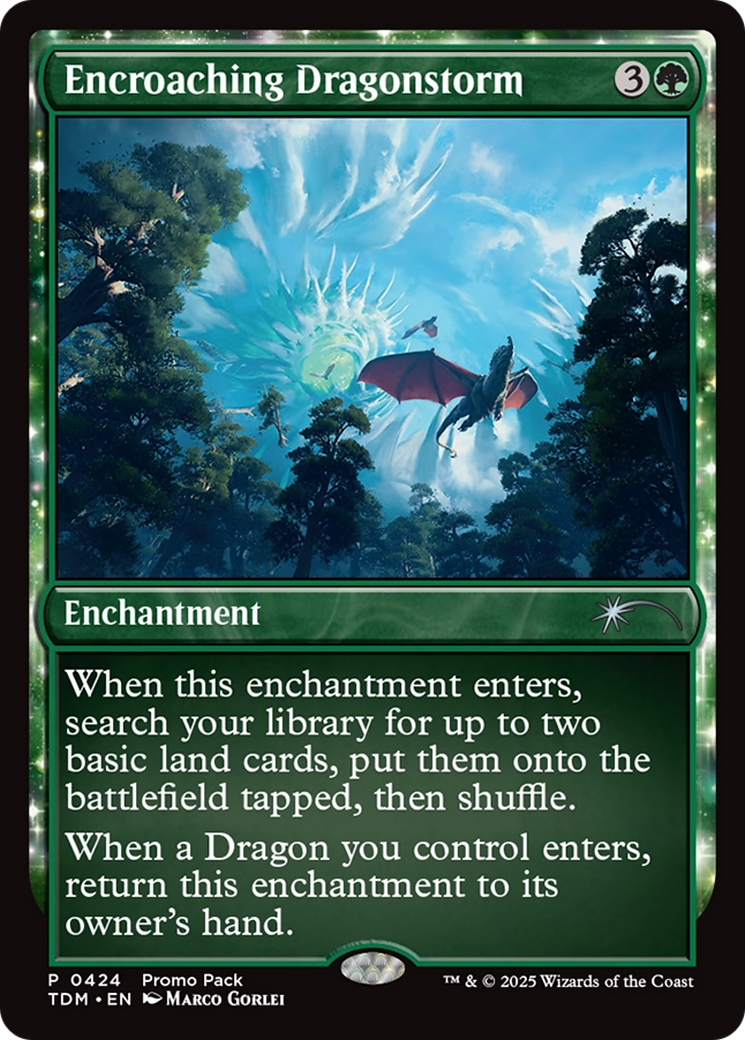 Encroaching Dragonstorm (PPTDM-424) - Promo Pack: Tarkir: Dragonstorm