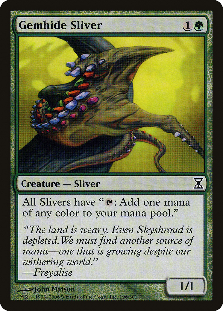 Gemhide Sliver (TSP-196) - Time Spiral
