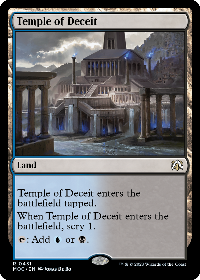 Temple of Deceit [March of the Machine Commander] | The CG Realm