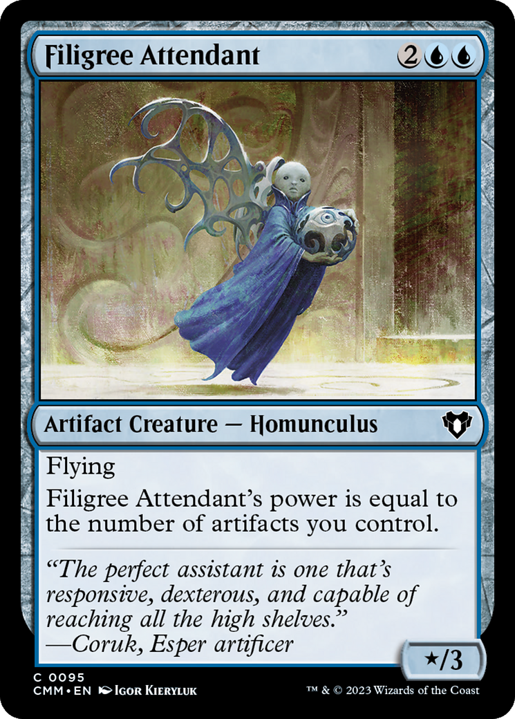 Filigree Attendant [Commander Masters] | The CG Realm