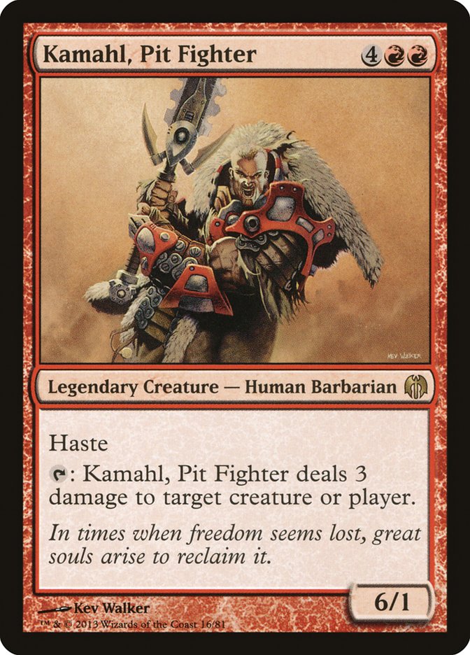 Kamahl, Pit Fighter [Duel Decks: Heroes vs. Monsters] | The CG Realm