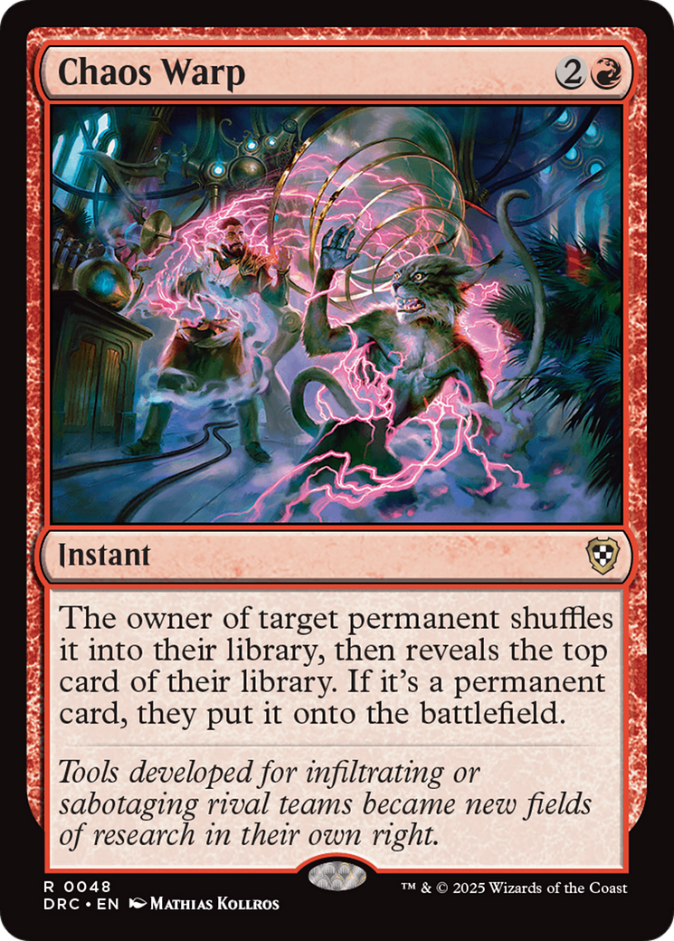 Chaos Warp [Aetherdrift Commander] | The CG Realm