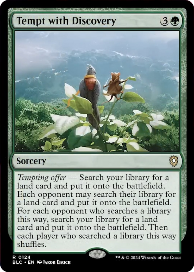 Tempt with Discovery [Bloomburrow Commander] | The CG Realm