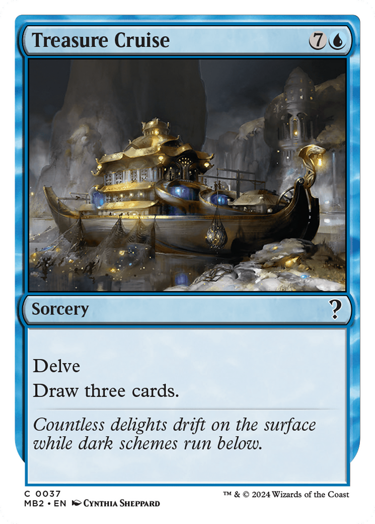 Treasure Cruise (White Border) [Mystery Booster 2] | The CG Realm