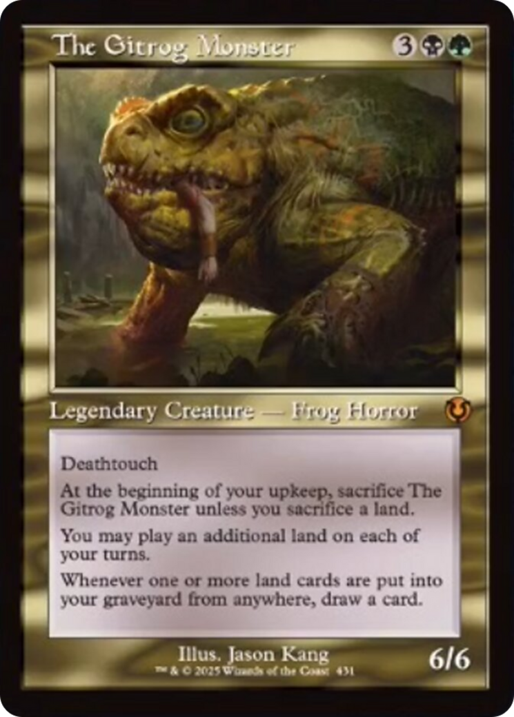 The Gitrog Monster (Retro Frame) [Innistrad Remastered] | The CG Realm