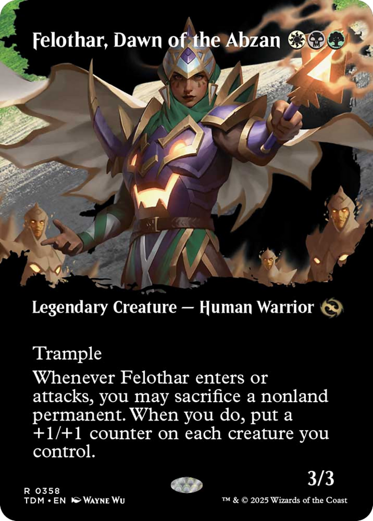 Felothar, Dawn of the Abzan (Borderless) [Tarkir: Dragonstorm] | The CG Realm