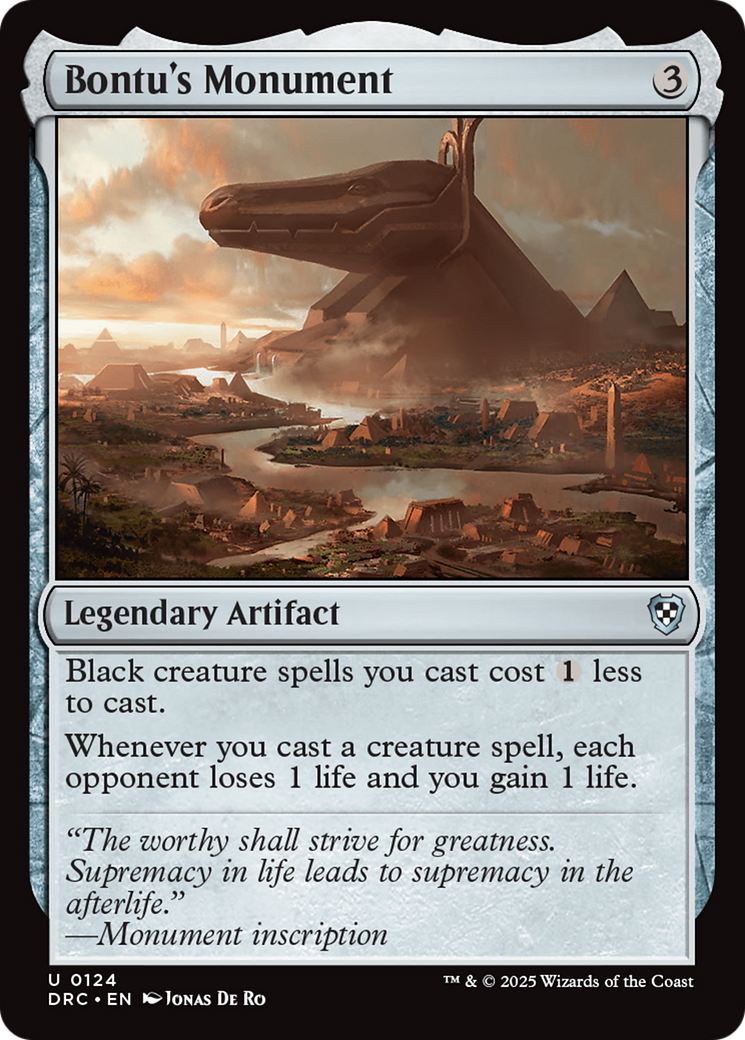 Bontu's Monument [Aetherdrift Commander] | The CG Realm