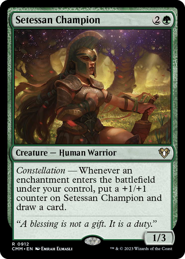 Setessan Champion [Commander Masters] | The CG Realm