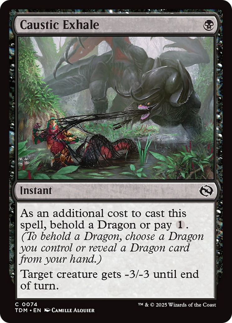 Caustic Exhale [Tarkir: Dragonstorm] | The CG Realm