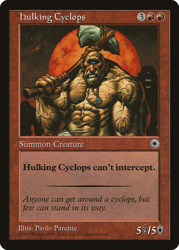 Hulking Cyclops (POR-) - Portal