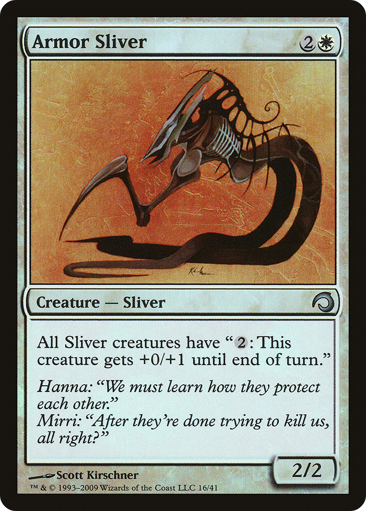 Armor Sliver (PDS-016) - Premium Deck Series: Slivers Foil