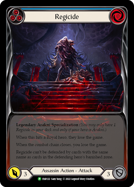 Regicide [FAB122] (Promo)  Rainbow Foil | The CG Realm