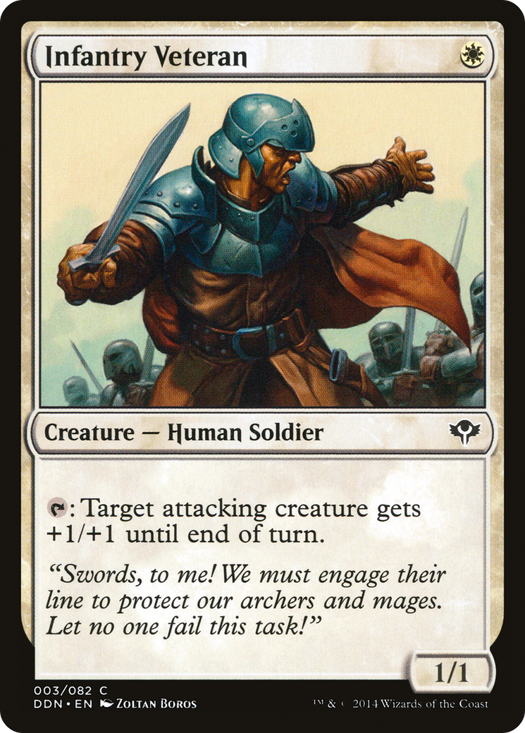 Infantry Veteran (DDN-003) - Duel Decks: Speed vs. Cunning