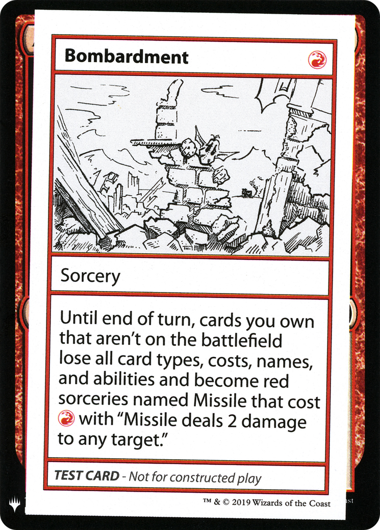 Bombardment (CMB1-) - Mystery Booster Playtest Cards 2019