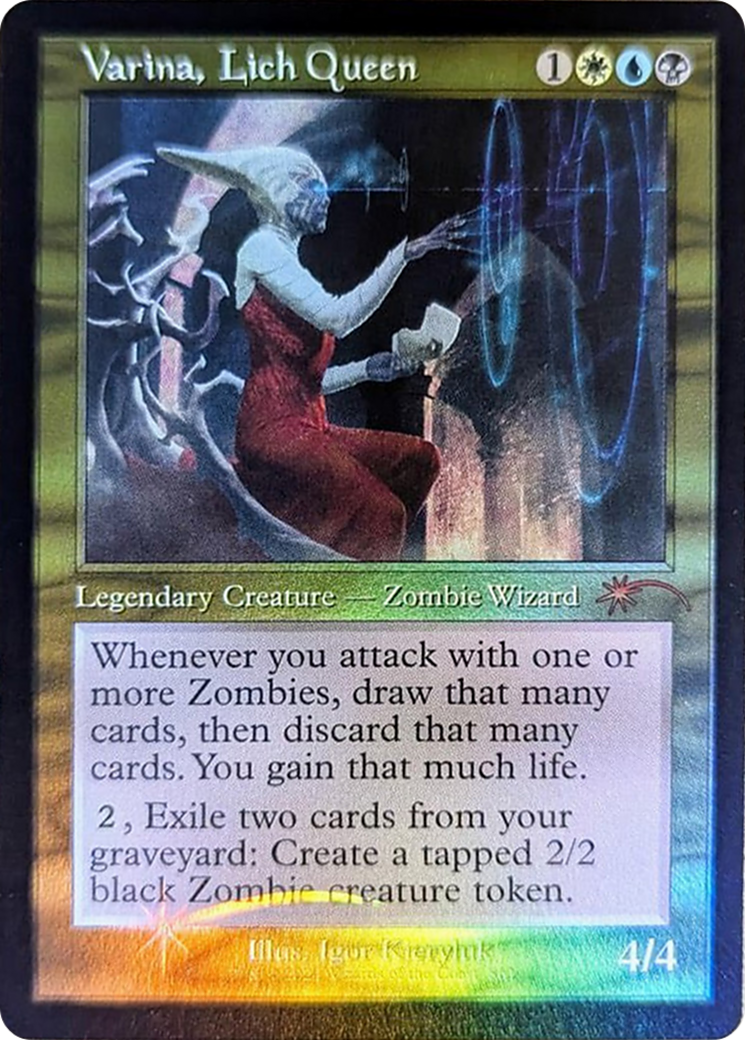 Varina, Lich Queen (Retro Frame) [Secret Lair Drop Series] | The CG Realm