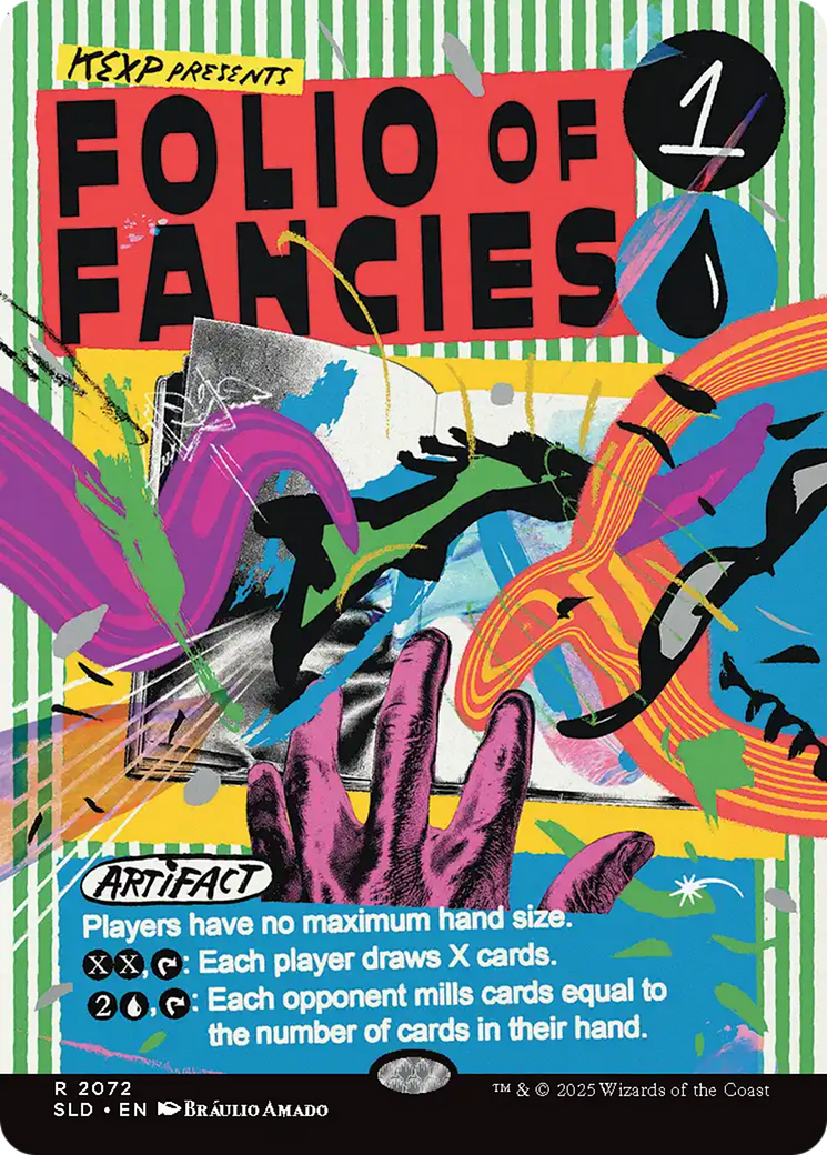 Folio of Fancies (Rainbow Foil) [Secret Lair Drop Series] | The CG Realm