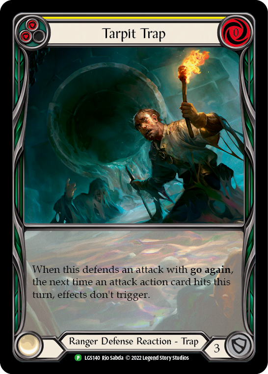 Tarpit Trap (Yellow) [LGS140] (Promo)  Rainbow Foil | The CG Realm