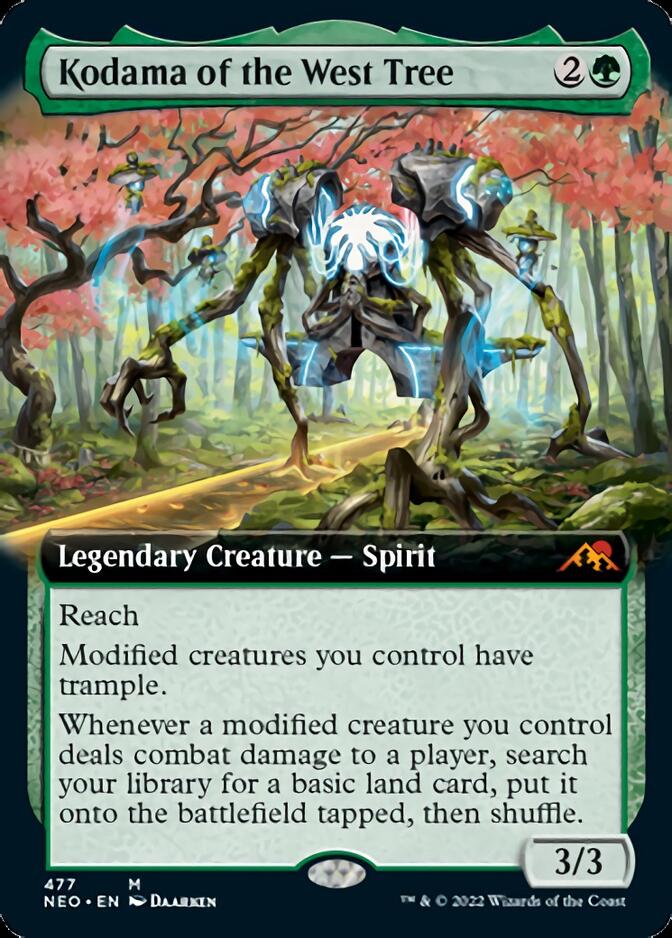 Kodama of the West Tree (Extended Art) [Kamigawa: Neon Dynasty] | The CG Realm
