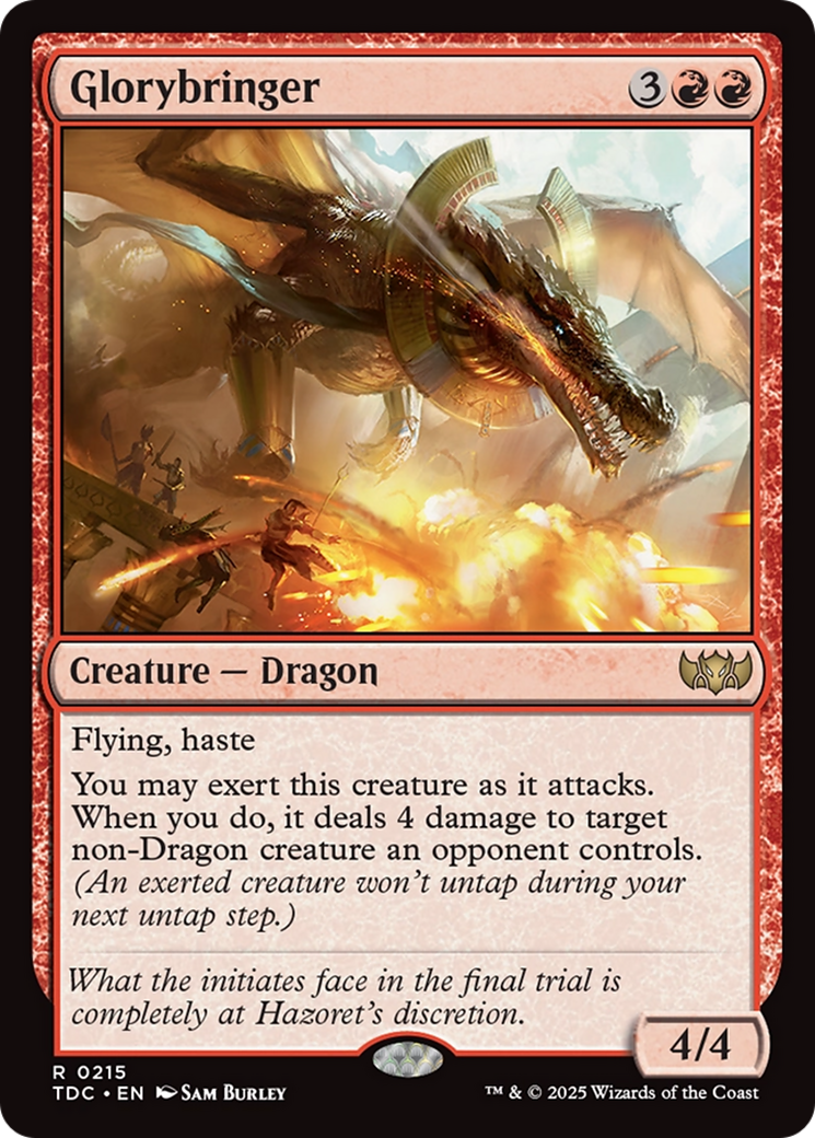 Glorybringer [Tarkir: Dragonstorm Commander] | The CG Realm