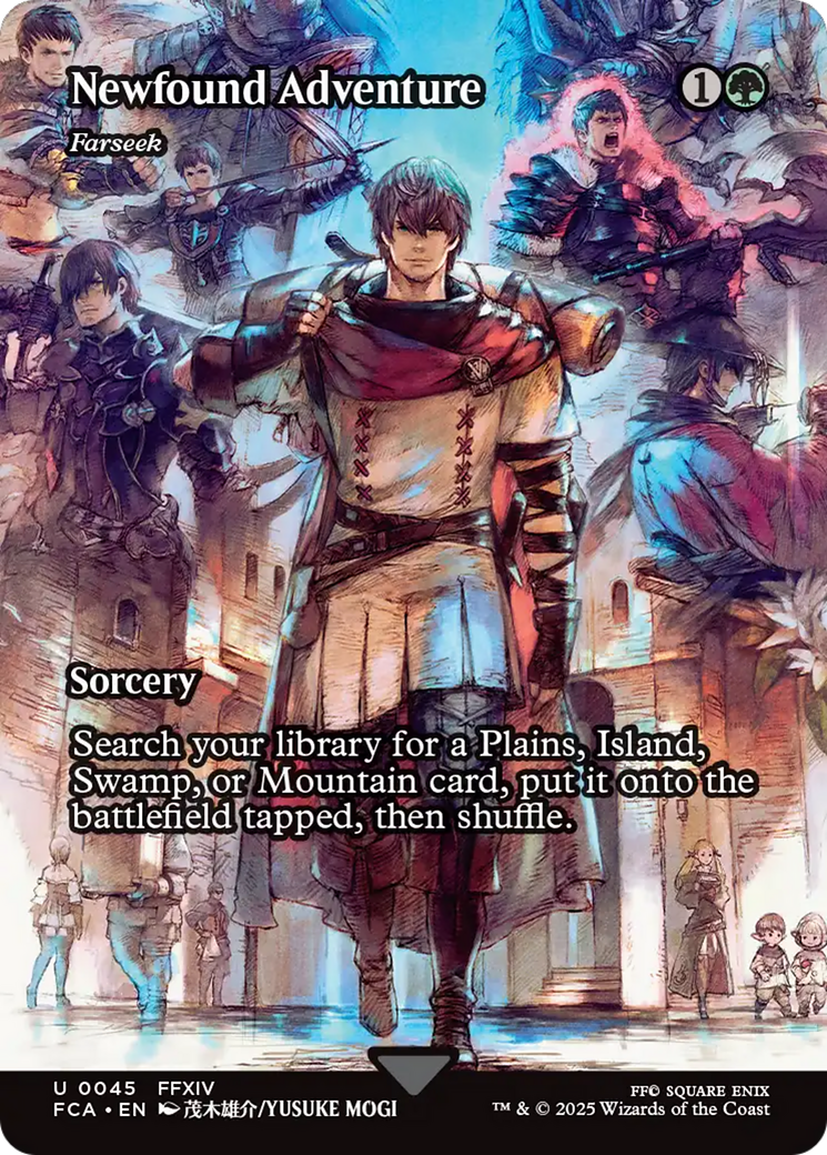 Newfound Adventure - Farseek (Showcase) (FCA-045) - FINAL FANTASY: Through the Ages / Newfound Adventure (Borderless)