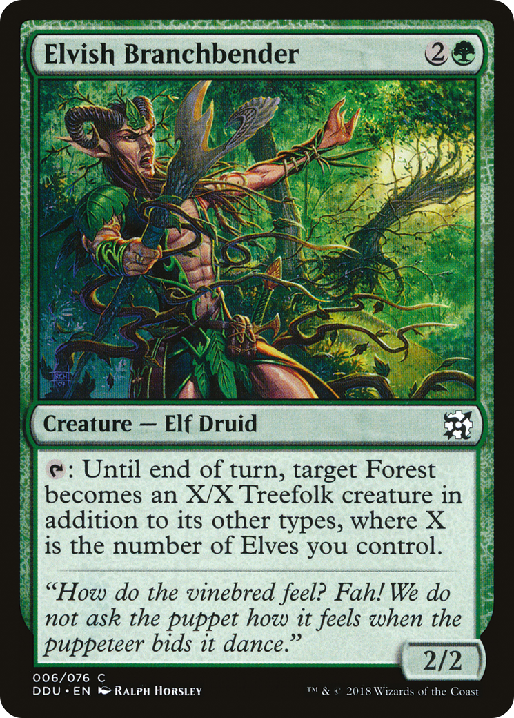 Elvish Branchbender (DDU-006) - Duel Decks: Elves vs. Inventors
