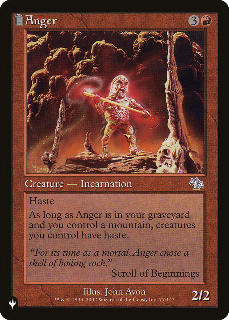 Anger (JUD) [The List] | The CG Realm