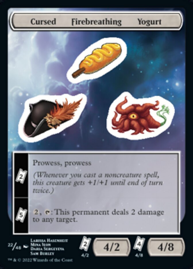 Cursed Firebreathing Yogurt [Unfinity Stickers] | The CG Realm