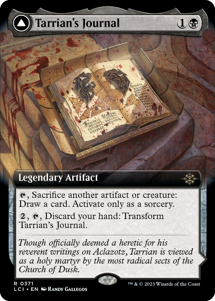 Tarrian's Journal (Extended Art) (LCI-371) - The Lost Caverns of Ixalan: (Extended Art)