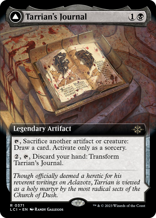 Tarrian's Journal (Extended Art) (LCI-371) - The Lost Caverns of Ixalan: (Extended Art)