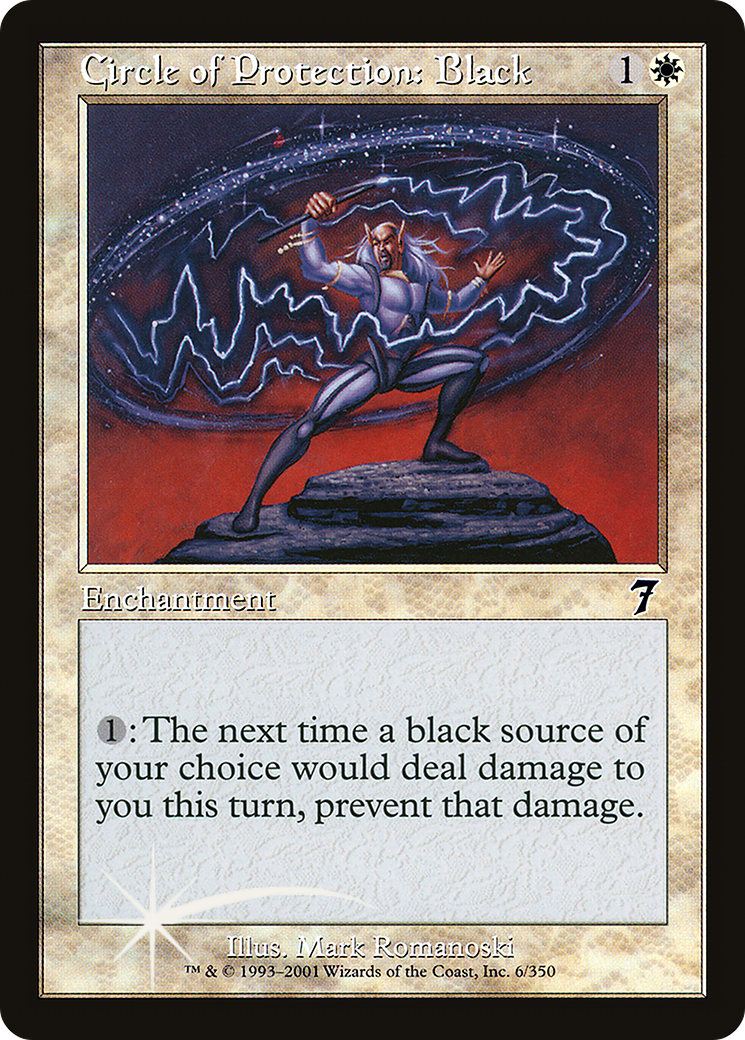 Circle of Protection: Black (7ED-006) - 7th Edition