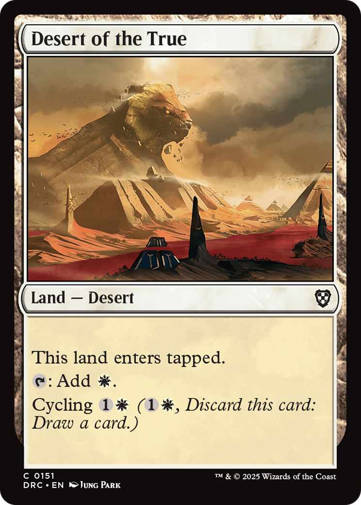 Desert of the True [Aetherdrift Commander] | The CG Realm