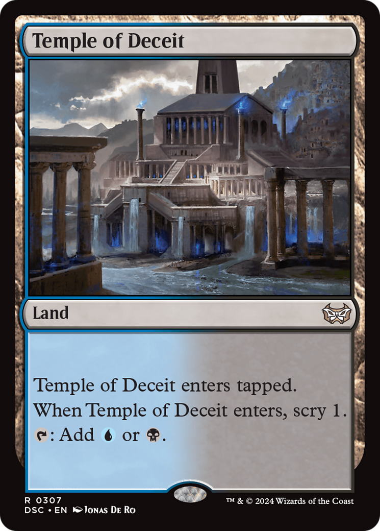 Temple of Deceit [Duskmourn: House of Horror Commander] | The CG Realm