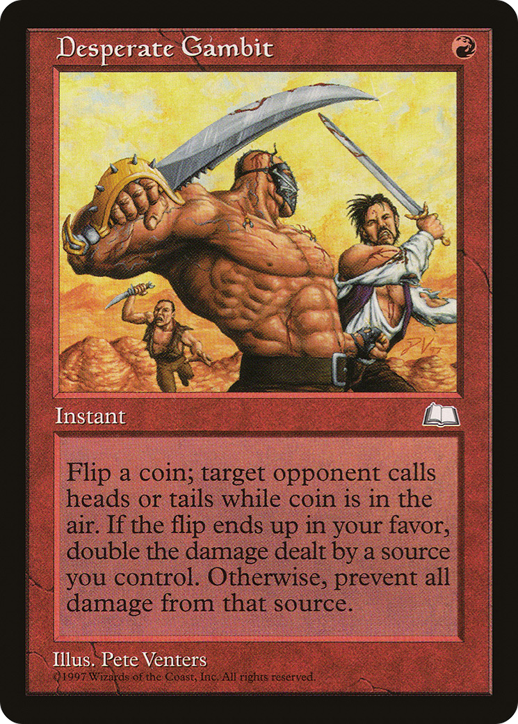 Desperate Gambit (WTH-) - Weatherlight